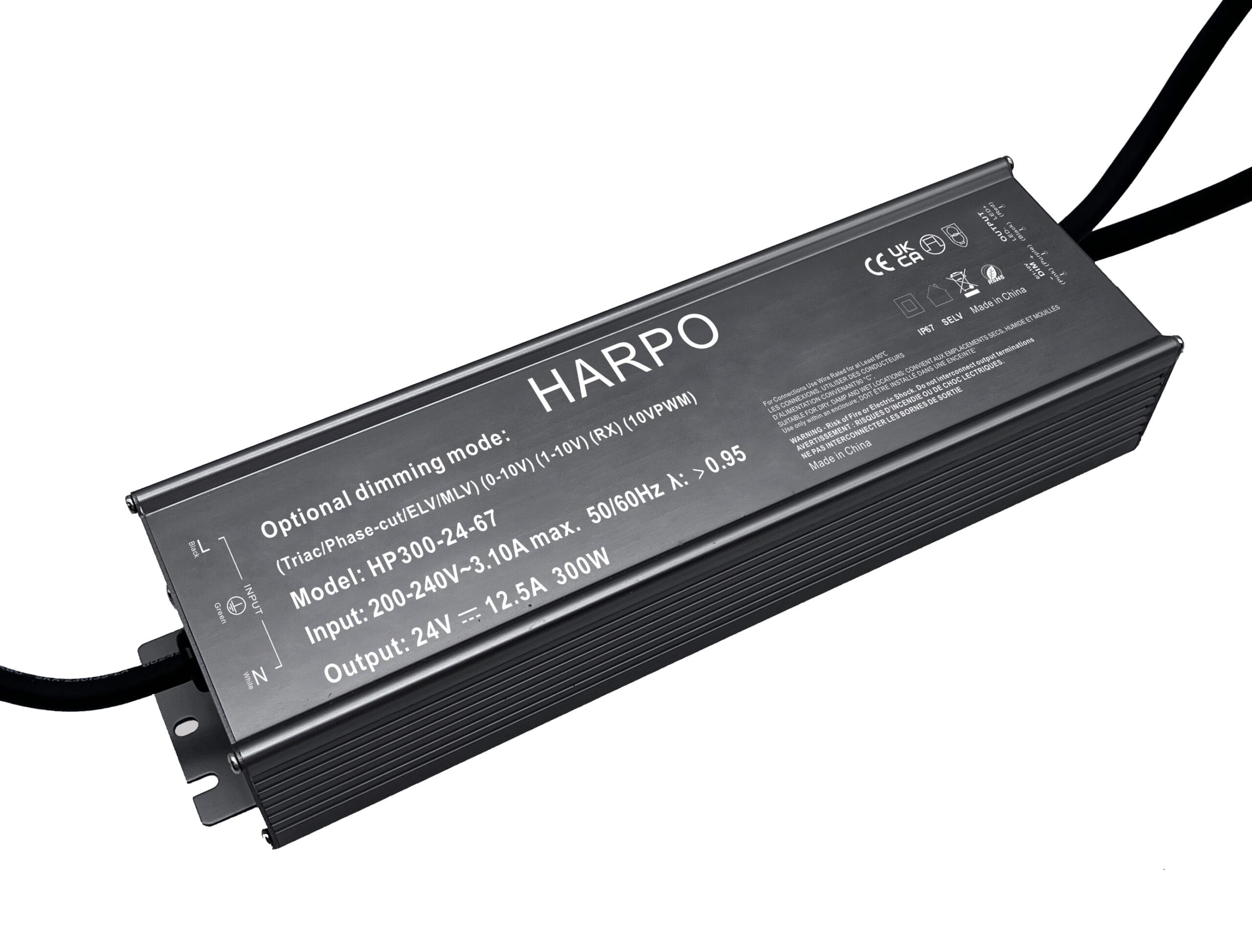 Harpo 300W 24V Constant Voltage 5-IN-1 Dimmable LED Driver
